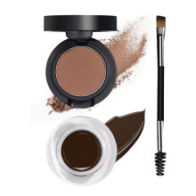 Eyebrow Shaping Gel Pomade - Long Lasting Eyebrow Makeup for Natural Look Waterproof Formula with Dual Ended Brush, Professional Tool for Precise