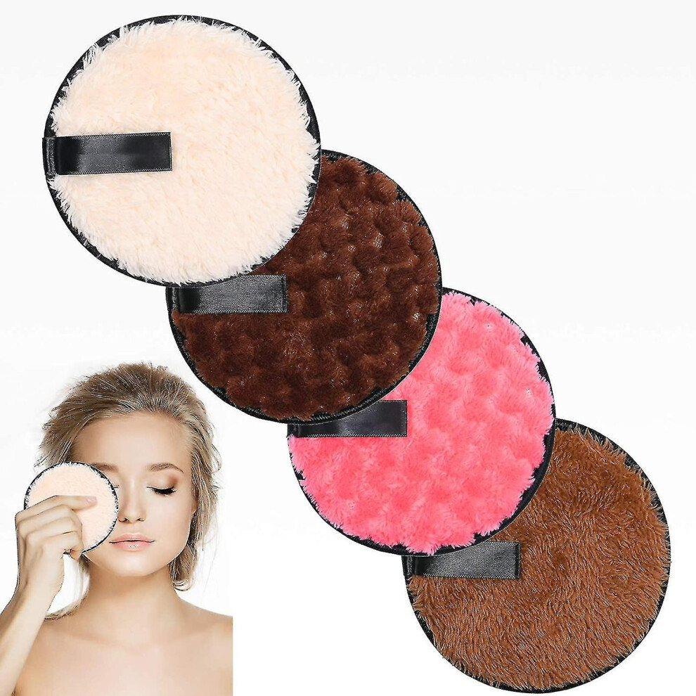 Soft Microfiber Material, Non-Toxic Compact And Portable Water Cleanser, Reusable Face Cleaning Pad For Sensitive Skin Suitable Deep Cleansing, Eco-F
