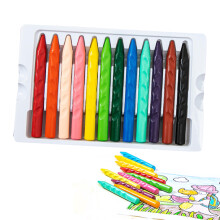 Surtido de crayones sedosos, colores vibrantes, crayones irrompibles para una creatividad sin fin, crayones lavables no tóxicos para las aventuras
