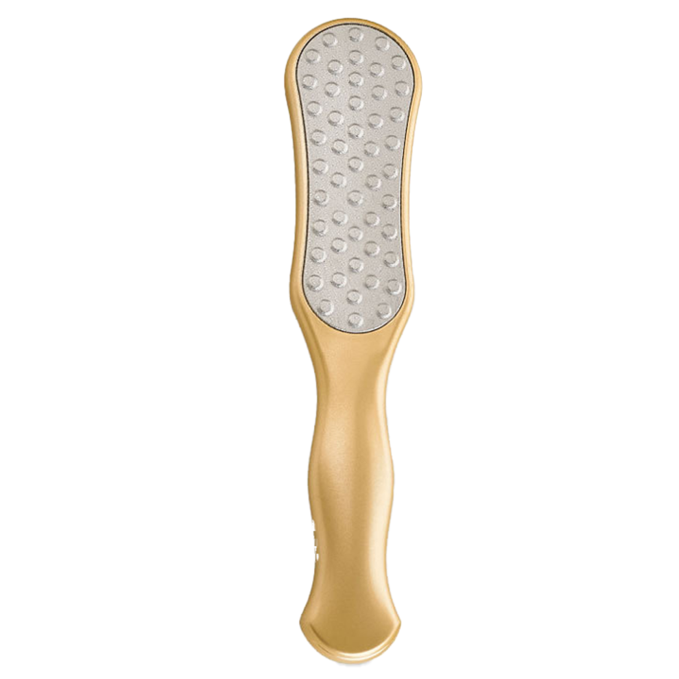 Callus Remover, Foot Scrubber with Stainless Steel File for Hygienic Pedicure Tool, Anti-slip Handle, Double-sided Foot File, Dead Skin Removal