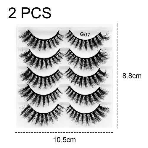 Επαναχρησιμοποιούμενες βλεφαρίδες με εντυπωσιακό μακρύ όγκο, μαλακό υλικό 1