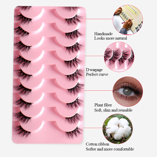 Απελευθερώστε τη λάμψη σας με βλεφαρίδες Cat Eye3D, βλεφαρίδες με εφέ 5D που ενισχύουν 2