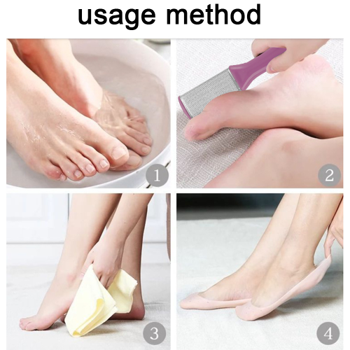 Foot Care Tool Revolution, Λίμα ποδιών από ανοξείδωτο ατσάλι με καινοτόμο σχεδιασμό διπλής 2