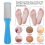 Foot Care Tool Revolution, Λίμα ποδιών από ανοξείδωτο ατσάλι με καινοτόμο σχεδιασμό διπλής 6