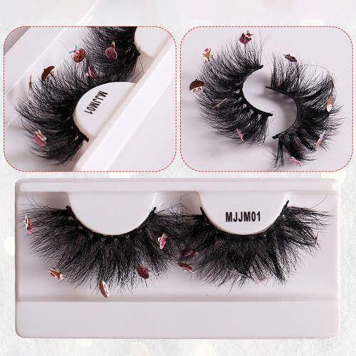 Festive Lash Luxe: Βλεφαρίδες από αληθινό βιζόν για υποαλλεργικές βλεφαρίδες, άνετες, 1