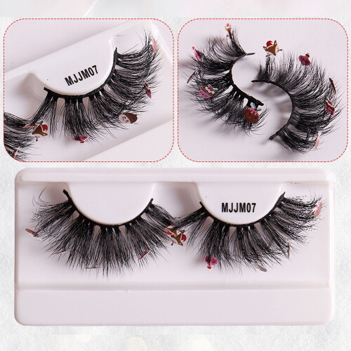 Festive Lash Luxe: Βλεφαρίδες από αληθινό βιζόν για υποαλλεργικές βλεφαρίδες, άνετες, 2