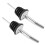 2pcs Acier inoxydable Liqueur  verseur avec bouchon de caoutchouc 2