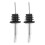 2pcs Acier inoxydable Liqueur  verseur avec bouchon de caoutchouc 1