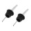 2pcs Acier inoxydable Liqueur  verseur avec bouchon de caoutchouc 4