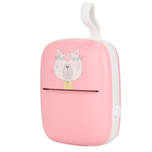 Portable Mini Printer for iOS Android, Bluetooth Thermal Printer with App Control Supports Photo Memo Label Printing High Resolution Inkless Wireless 2