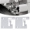 Durable Needle Plate Set for 14SH Overlock Machines - Iron Construction 10