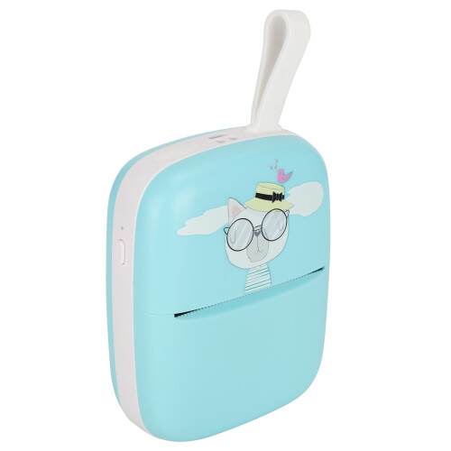 Portable Mini Printer for iOS Android, Bluetooth Thermal Printer with App Control Supports Photo Memo Label Printing High Resolution Inkless Wireless 2