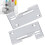 Durable Needle Plate Set for 14SH Overlock Machines - Iron Construction 12