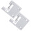 Durable Needle Plate Set for 14SH Overlock Machines - Iron Construction 9