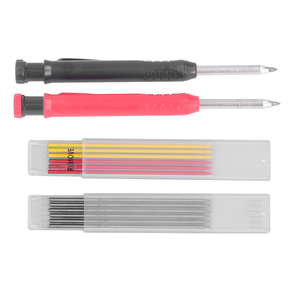 Woodworking Carpenter Pencil Marker Set - 14Pcs With Color Refill Kit 7891375883199