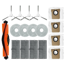 Para Mijia M30S D103CN Accesorios de Repuesto Rodillo Principal Cepillo Lateral Filtro Hepa Paño de Fregona Bolsa para el Polvo Cubierta del