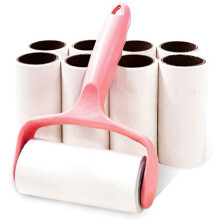 Lint Roller Pet Remover, 8 Sticky Replacement Heads (60 Sheets Each) for Clothes, Pet Hair, Car Seats, Sofa, Carpet