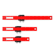 Wood Working Scribing Ruler Industrial Grade Adjustable Sliding CompactSize Pocket Rule For Woodworking Engineers