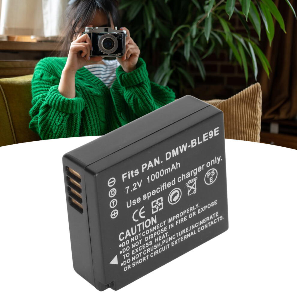 Lithium Ion Camera Battery 1000Mah 7.2V For Gx85 Gx7 Gf6 Ble9e 5081375885688