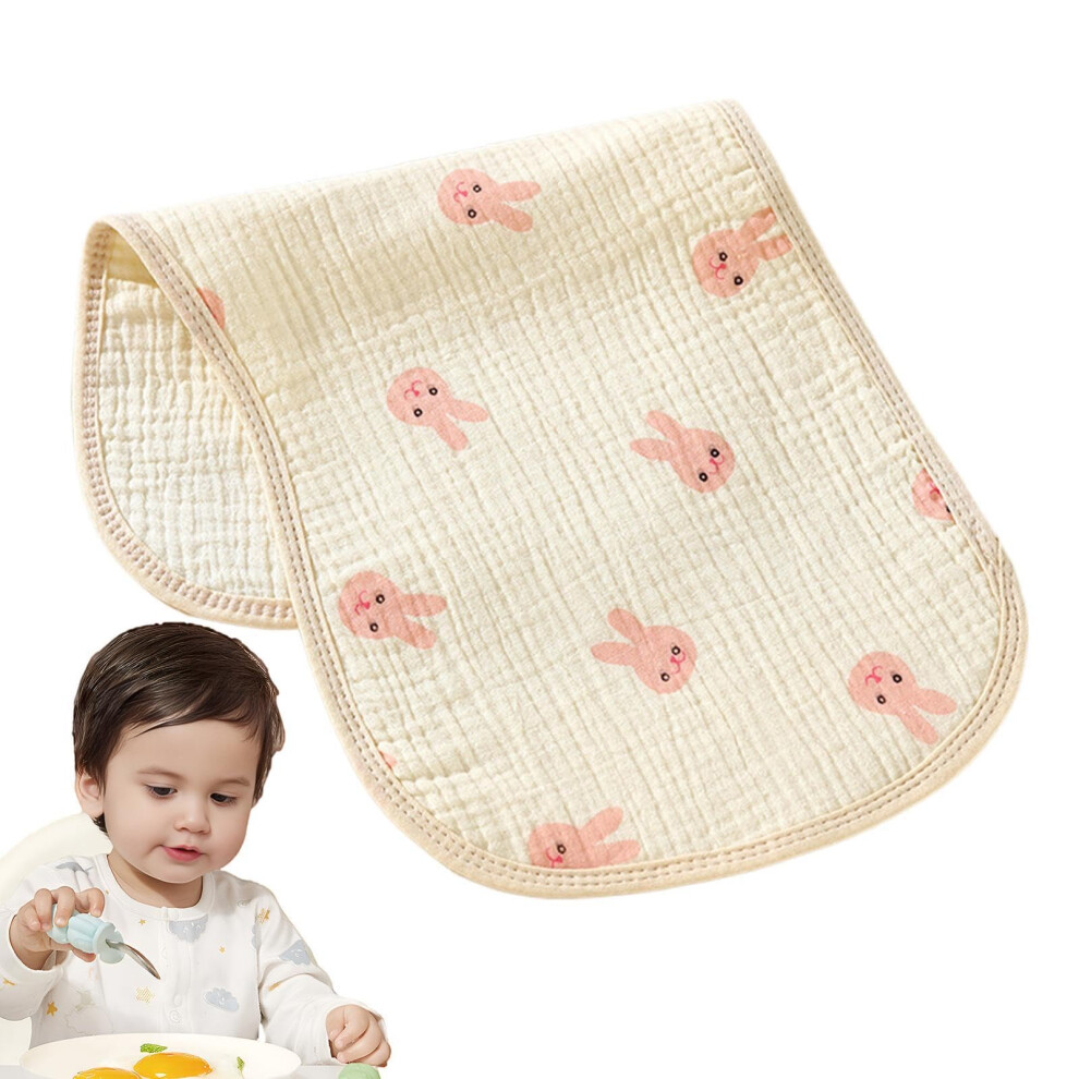 Cotton Baby Bibs, Gauze Cotton Drool Bib, Waterproof Burp Bibs, Soft Comfortable Bibs For Eating And Teething