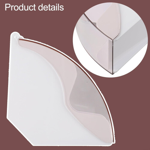 Practical Storage Solution For Coffee Filter Storage And More With Acrylic Cover White Countertop Organizer 2