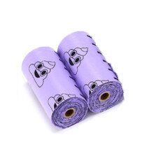 Ecofriendly dog poop bag rolls (2pack) – 30 jasminescented, biodegradable, leakproof.