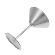 Stainless Steel Martini Cocktail Goblet Polished Metal Finish For Bars Parties And Home Use Red Wine Beverage Cup