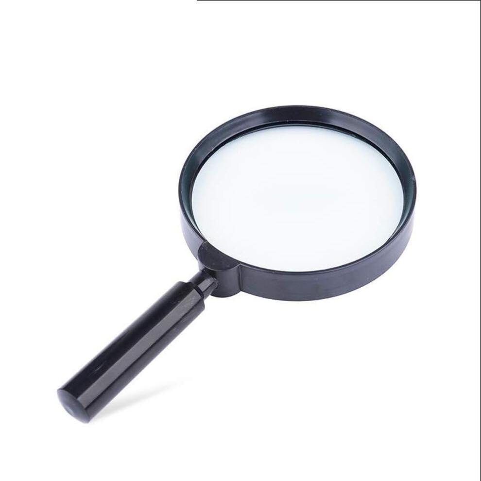 Handheld magnifying glass, 130mm definition reading magnifier, optical glass magnifier, stationary office supplies FANDIAO