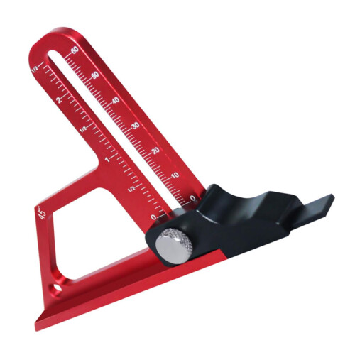 Step Depth Gauge for Table Saw Adjustable Lightweight Measuring Tool for Precise Depths Carpentry Universal Fit