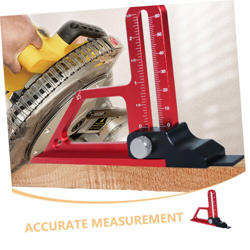 Step Depth Gauge for Table Saw Adjustable Lightweight Measuring Tool for Precise Depths Carpentry Universal Fit 1