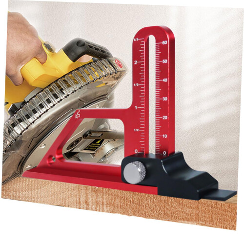 Step Depth Gauge for Table Saw Adjustable Lightweight Measuring Tool for Precise Depths Carpentry Universal Fit 2