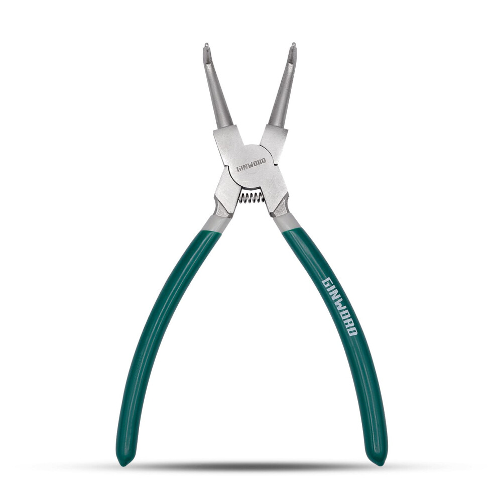 9 Inch Bent Internal Jaw Snap Ring Pliers For C-Clip And Circlip Removal, Retaining Ring Tool (1Pc) 9199774130554