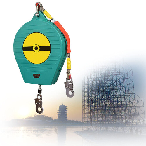 Fall Protection Retractable Height Safety Device, Auto Lock, 150 kg, 320m