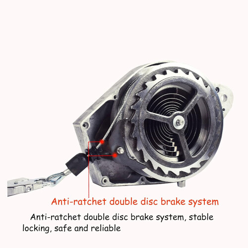 Fall Protection Retractable Height Safety Device, Auto Lock, 150 kg, 320m 1