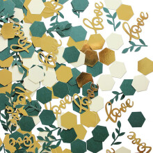 Blätter-Konfetti-Dekoration aus recyceltem Papier, sichere-Liebe