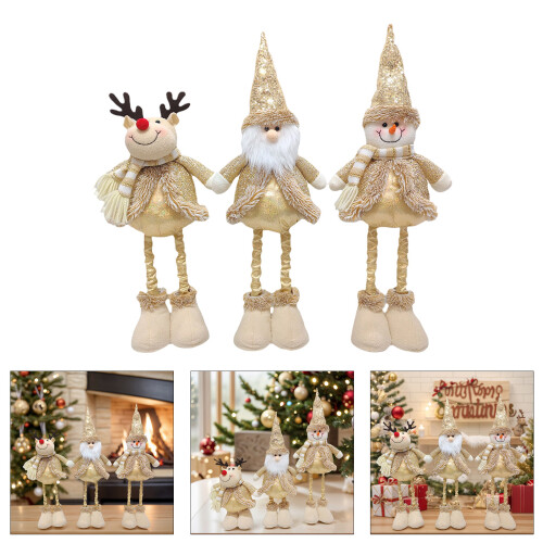 Polyester-Weihnachtsmann-Puppe, höhenverstellbar, einfache-C 2
