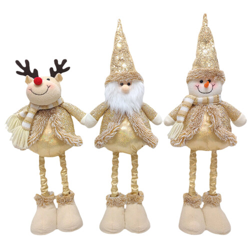 Polyester-Weihnachtsmann-Puppe, höhenverstellbar, einfache-C 1