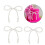 12Pcs White Imitation Pearls Bowknot Cake Decoration Cake 5