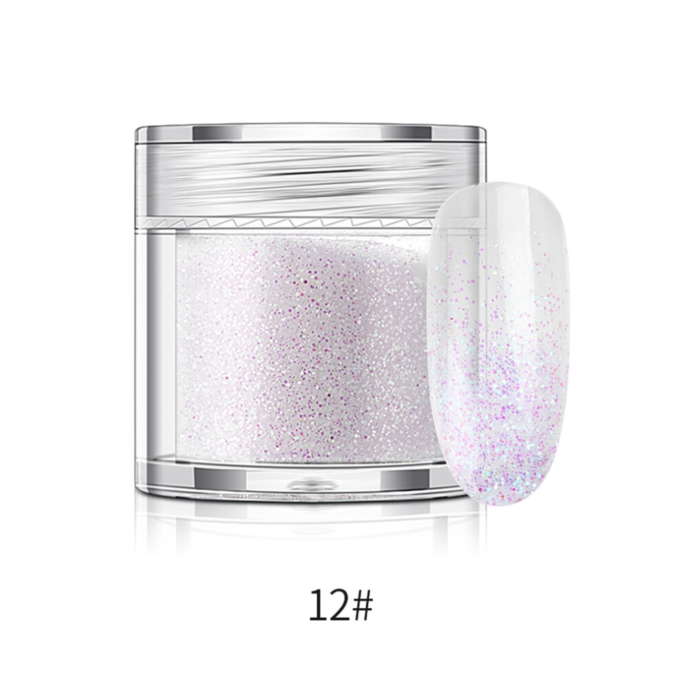 Berry Blue Glitter, Sequin Nail Dipping Powder For Professional Salon Use, Home Use, Brilliant Eye Makeup Finish, 10G, Dip Powder Glitter, Odor Free,