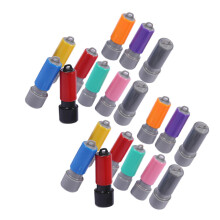 Stencil set 20 pieces round seal shell crafting multipurpose