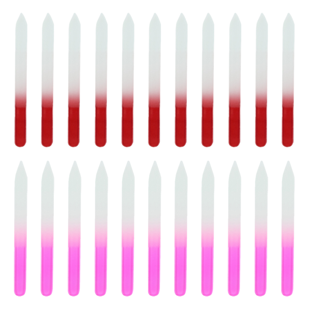 Glass Nail File, Crystal Nail Files Durable Tempered Glass For Women And Girls, Hygienic Non-Porous Surface, Comfortable Hold, Portable Size, 30PCS
