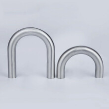 Stainless Steel Polished 180 Degree Elbow Pipe 45mm For Automotive  And Equipment