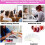 Πρότυπα εξάσκησης για nail art, λευκές πλαστικές συμβουλές για nail art για 4