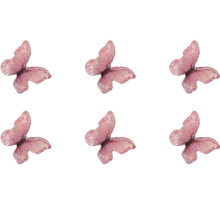 Fargerike roseblomstsløyfer, håndverksutvalg, sommerfuglanheng og skinnende AB-perler med flatback-design, slitesterke og ikke-lette å falme