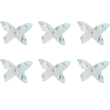 Joias de unha reutilizáveis, acessórios de artesanato DIY, pingentes de unha 3D em formato de borboleta, pingentes transparentes com strass e