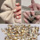 Ποικιλία 3D Nail Art Charms, Αφρώδη κρύσταλλα πολλαπλών σχημάτων με ανάμεικτα γυάλινα 3