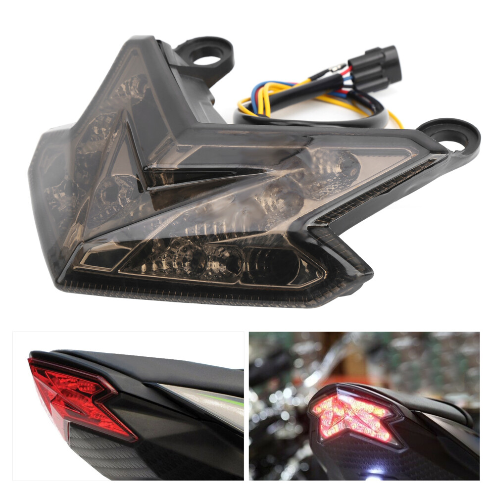Motorcycle Led Tail For Kawasaki Z800 Zx6r 13-14 & Light/Red/Yellow 7901379407410