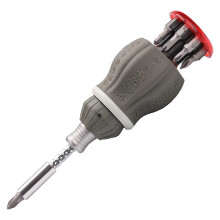 Industrial Ratchet Screwdriver 8Bit Extendable Manual Ratcheting Set, Multifunctional Screwdriver Set