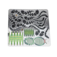 3D-Metallpuzzles, 403 Edelstahl, ohne Klebstoff,