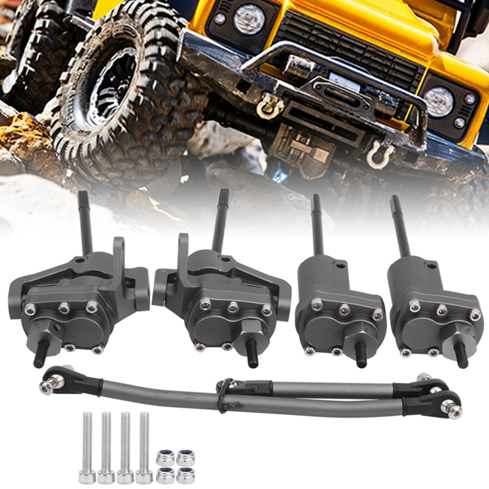 Rc Car Titanium Front & Rear Axle Set For Axial Scx10 Ii 90046/90047 9391379409824